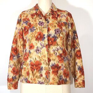 Brand:  Coldwater Creek   Description:  Cute cotton jacket with jean-jacket cut